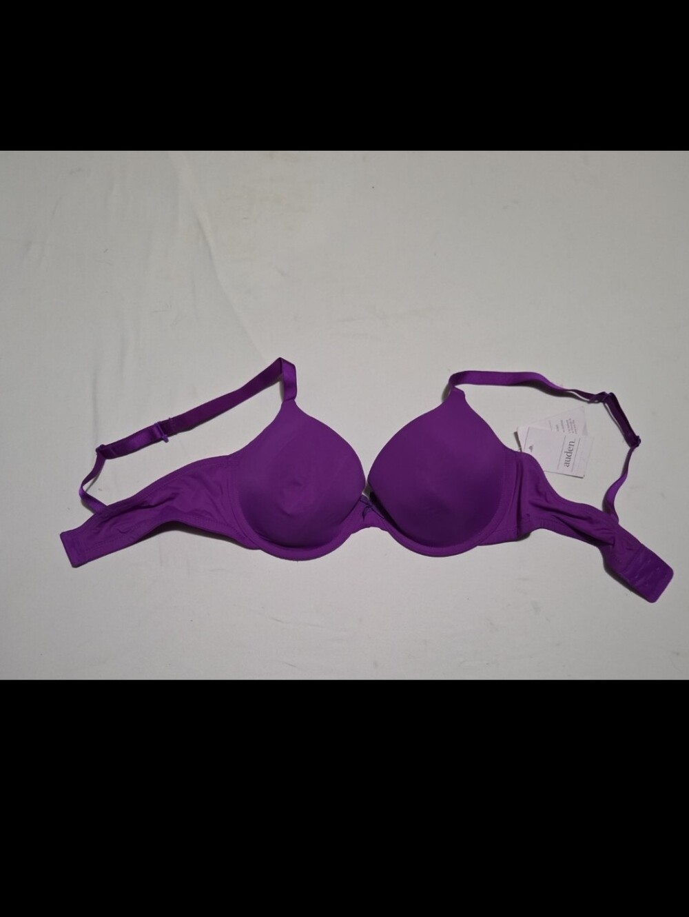 New auden Women's 34C purple wired bra #35 - Picture 2 of 3